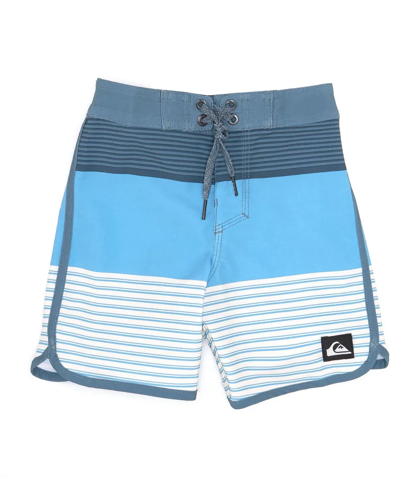 Quiksilver Little Boys 2T-7 Surfsilk Tijuna Boy 13#double; Inseam Board Shorts