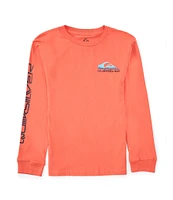 Quiksilver Little Boys 4-7 Long Sleeve Omni Logo Core T-Shirt