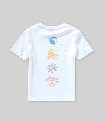 Quiksilver Little Boys 4-7 Short Sleeve Natural Order Graphic T-Shirt