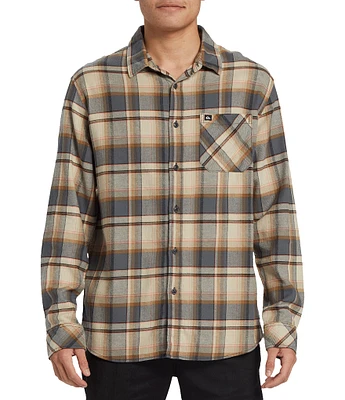 Quiksilver Long Sleeve Convex Plaid Flannel Shirt