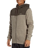 Quiksilver Long Sleeve Keller Color Block Fleece Hoodie