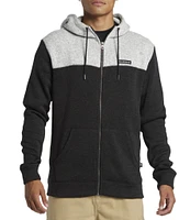 Quiksilver Long Sleeve Keller Color Block Fleece Hoodie