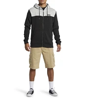 Quiksilver Long Sleeve Keller Color Block Fleece Hoodie