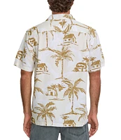 Quiksilver Off The Grid Short Sleeve Woven Button Front Shirt
