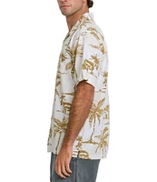 Quiksilver Off The Grid Short Sleeve Woven Button Front Shirt