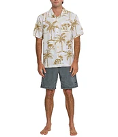 Quiksilver Off The Grid Short Sleeve Woven Button Front Shirt