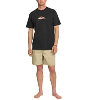 Quiksilver Oval Torch Mow Graphic Short Sleeve T-Shirt