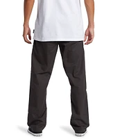 Quiksilver Regular Fit Straight Leg Stretch Twill Beach Pants