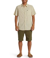 Quiksilver Short Sleeve Mini Mo Woven Poplin Shirt