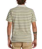 Quiksilver Short Sleeve Striped DNA Polo Shirt