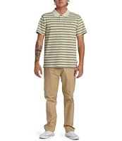 Quiksilver Short Sleeve Striped DNA Polo Shirt