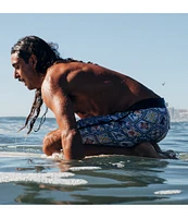 Quiksilver Surfsilk Pacifico Scallop 19#double; Outseam Board Shorts