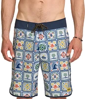 Quiksilver Surfsilk Pacifico Scallop 19#double; Outseam Board Shorts