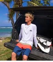 Quiksilver Surfsilk Tijuana 19#double; Outseam Mixed Media Board Shorts