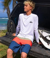 Quiksilver Surfsilk Tijuana 19#double; Outseam Mixed Media Board Shorts