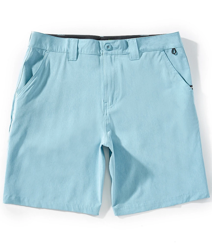 Quiksilver Union Heather Amphibian 20#double; Outseam Hybrid Shorts