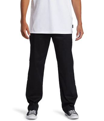 Quiksilver Union Straight Fit Stretch Chino Pants