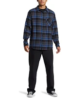 Quiksilver Vestry Long Sleeve Brushed Flannel Shirt