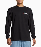 Quiksilver Warp Drive Long Sleeve Graphic T-Shirt