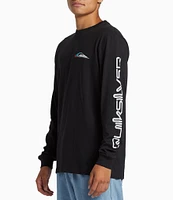 Quiksilver Warp Drive Long Sleeve Graphic T-Shirt