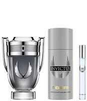 Rabanne Invictus Platinum Men's 3-pc Gift Set