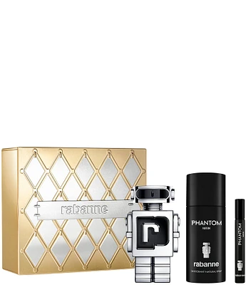 Rabanne Phantom Eau de Toilette Men's 3-pc Gift Set