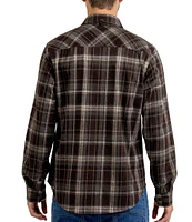 Rainforest Fahnestock Trail Brushed Stretch Knit Long Sleeve Woven Shirt