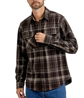 Rainforest Fahnestock Trail Brushed Stretch Knit Long Sleeve Woven Shirt