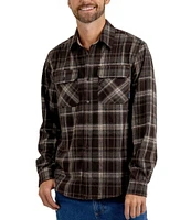 Rainforest Fahnestock Trail Brushed Stretch Knit Long Sleeve Woven Shirt