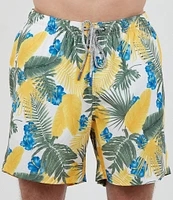 Rainforest Hot Tropics 6#double; Inseam Swim Trunks