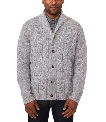 Rainforest Pinebrook Shawl Collar Cable Knit Cardigan