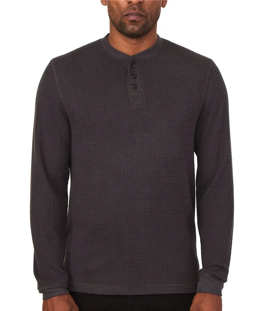 Rainforest Fireside Waffle Henley Shirt