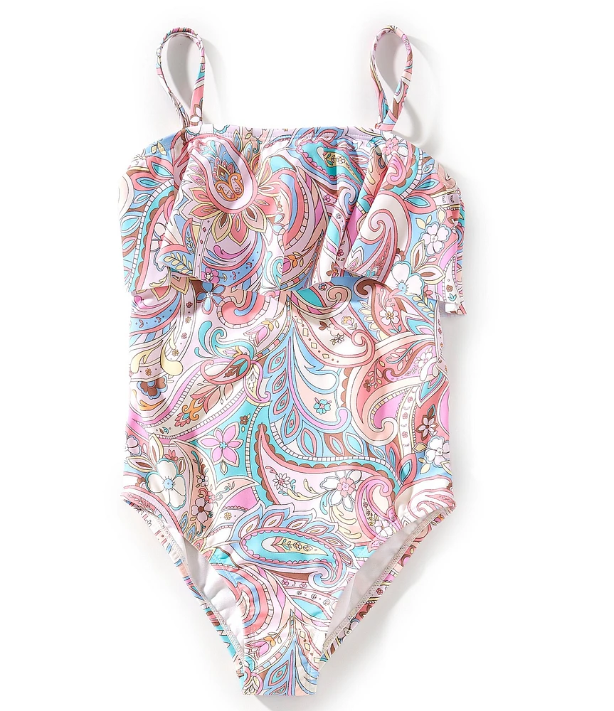 Raisins Big Girls 7-16 Paisley Print One-Piece Swimsuit