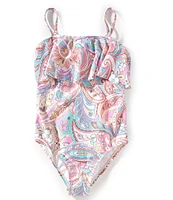 Raisins Big Girls 7-16 Paisley Print One-Piece Swimsuit