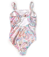 Raisins Big Girls 7-16 Paisley Print One-Piece Swimsuit