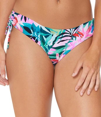 Raisins Playa Sombra Luna Tropical Print Side Tie Swim Bottom