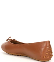 Lauren Ralph Lauren Jayna Nappa Leather Driver Ballet Flats