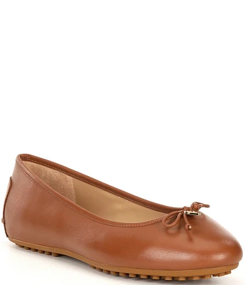 Lauren Ralph Lauren Jayna Nappa Leather Driver Ballet Flats