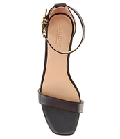 Lauren Ralph Lauren Logan Burnished Leather Sandals