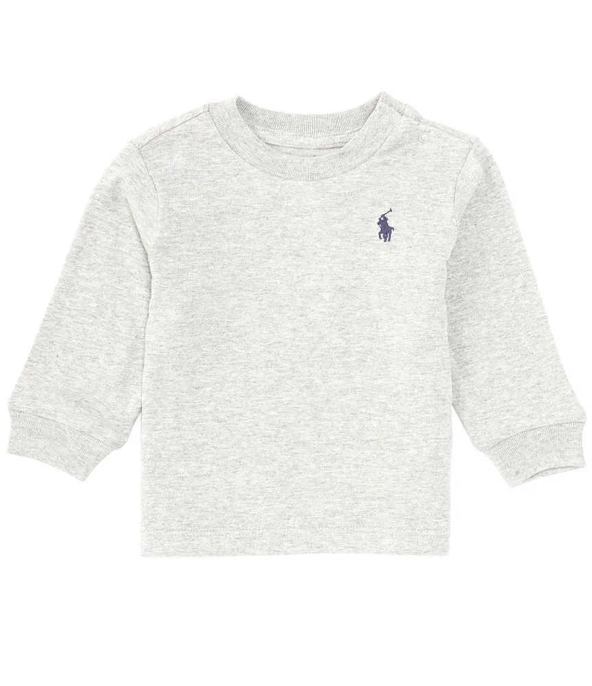 Ralph Lauren Baby Boys 3-24 Months Long Sleeve Basic T-Shirt