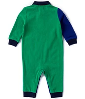 Ralph Lauren Baby Boys 3-12 Months Long-Sleeve Big Pony Mesh Polo Coverall