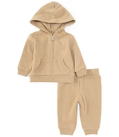 Ralph Lauren Baby Boys 3-24 Months Long Sleeve Fleece Hooded Jacket & Jogger Pant Set