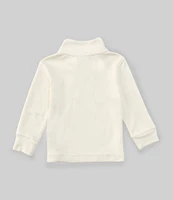 Ralph Lauren Baby Boys 3-24 Months Long Sleeve Quarter-Zip Interlock Pullover