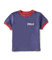 Ralph Lauren Baby Boys Short-Sleeve Logo Jersey Ringer T-Shirt