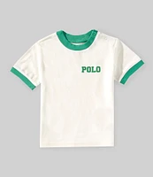 Ralph Lauren Baby Boys Short-Sleeve Logo Jersey Ringer T-Shirt