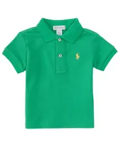 Ralph Lauren Baby Boys 3-24 Months Short Sleeve Mesh Polo Shirt