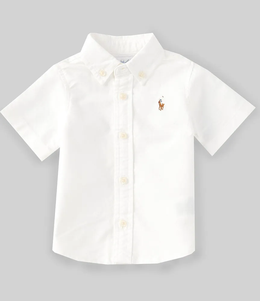 Ralph Lauren Baby Boys 3-24 Months Short-Sleeve Oxford Shirt