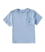 Ralph Lauren Baby Boys Short Sleeve Pocket Jersey T-Shirt