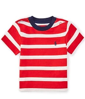 Ralph Lauren Baby Boys 3-24 Months Short Sleeve Striped Jersey Ringer T-Shirt