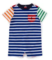 Ralph Lauren Baby Boys 3-24 Months Short Sleeve Striped Jersey Shortalls